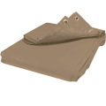 RED 100% waterproof Tarpal ,UV stabilized,durable,high quality,edge to edge borders double stitched with hooks on every 3 feet distance on sides ,Used for sun shade and other outdoor activities.. 