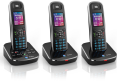 PTCL Wireless Landline Phone plus intercom BT Aura 1500 Trio (03 sets) with Color Display, Answering Machine, Caller ID, Speakerphone and 06 New Rechargeable Cells. 