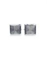 Silver Alloy Cufflinks for Men - CU-0160. 