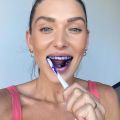 HISMILE V34 Teeth Removing Deep Smoke Stains Gingiva Protection Purple Orthopedic Toothpaste Cleans Oral Cavity Brightens Teeth. 