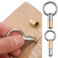 Multi-function Outdoor Stainless Steel Cutting Tool Capsule Knife Key Ring Pendant Tinying Mini Tools. 