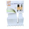 Best Multi-Functional Stylish and Compact Design Wall Holder for TV | AC Remote | Pen | Mobile and Keys | SJR Collections. 