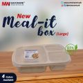 Meal It Lunch Box Small 700 ML (With Two Portions) For Office/School/College. 