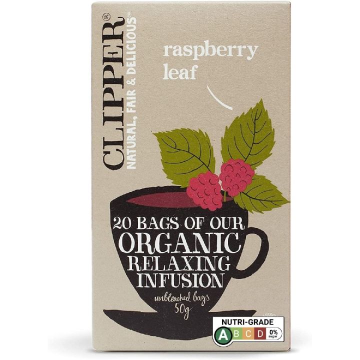 Clipper Organic Raspberry Leaf Tea, 20 Teabags