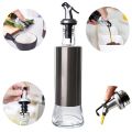 500ML STAINLESS STEEL OLIVE OIL BOTTLE POT CAN COOKING TOOL LEAK-PROOF OIL VINEGAR BOTTLE DISPENSER SAUCE BOTTLE.. 