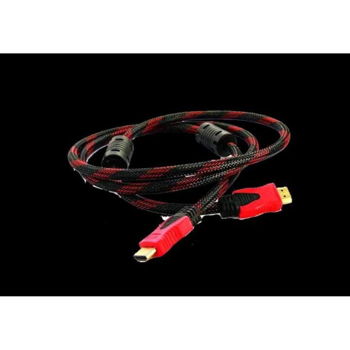 HDMI Round Cable 1.5m Branded for HDTV DV 1080p, High-Speed STANDARD HDMI to HDMI TV Adapter Cable