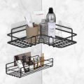Bathroom Shelf Corner Wall Mounted Shower Shelves Shampoo Kitchen Organizer Storage Rack Holder Punch-Free Bathroom Accessories. 