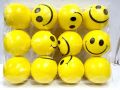 Pack Of 12 Smiley Face Soft Foam Balls For Kids - 12 PCS. 