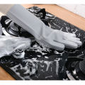 Magic Dishwashing Cleaning Sponge Gloves Reusable Silicone Brush Scrubber Gloves Heat Resistant for Dishwashing Kitchen Bathroom Cleaning Pet Hair Care Car Washing. 