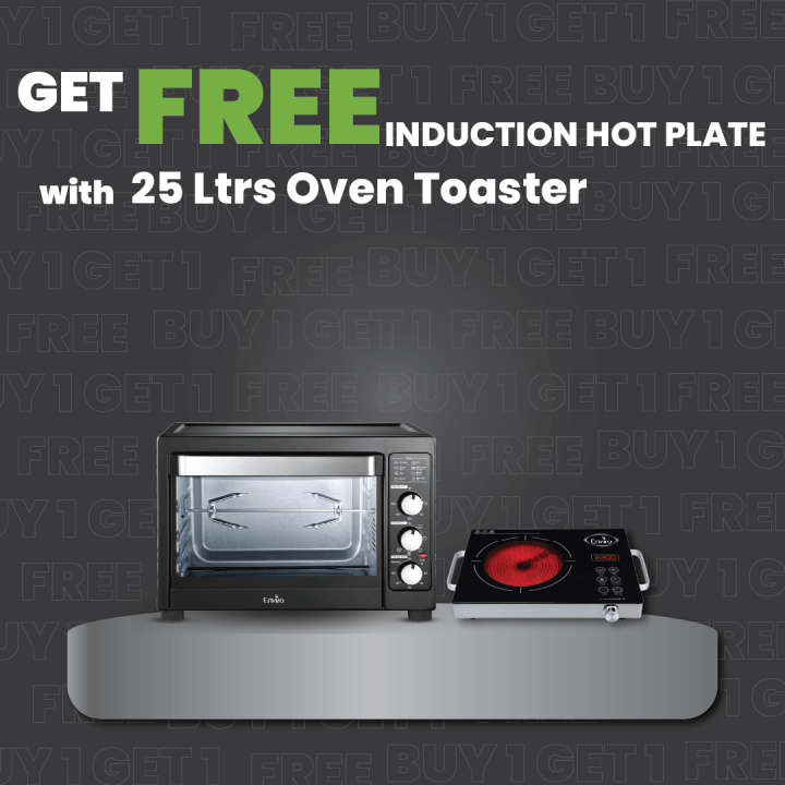 Enviro - Oven Toaster 25L + Hot Plate Combo - Convenient Kitchen Essentials