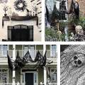 Halloween Black Creepy Cloth, Spooky Halloween Decoration, Home Decor, Gauze 76cmx183cm. 
