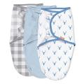 Newborn Baby Infant Kids Soft Swaddle Wrap Blanket Sleeping Bag in Multicolor. 