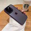 Luxury Airskin Bumper Case For iPhone 14 pro Max and 14 Pro - Deep Purple - Black. 