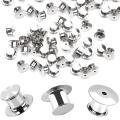 10pcs Locking Pin Back Locking Pin Keeper Clasp Metal Pin Backing for Brooch Yao Store. 