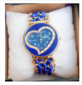 Heart Shape Bracelet Watch For Girls | New Arrival Heart Shape Dial Watch For Girls Black, Red, Brown, Blue, Purple, Pink. 
