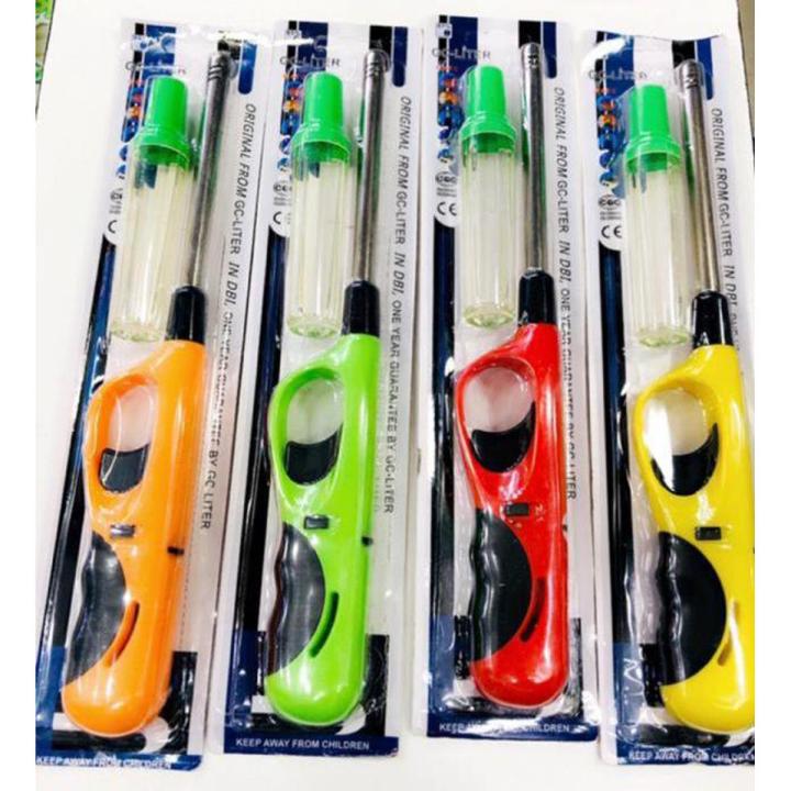 Gas Gun Lighter with Free Refill - Kitchen Stove Lighter - Refillable - Stove Candle Camping Picnic Lighter Stick Lighter - Fine Quality