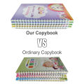 Sank Montessori Reusable Magic Book Children Handwriting Practice Book 4Magic Books + 1Magic Pen + 10Refills + 1Grip Children's Calligraphy Copybook Magic Writing Calligraphy Handwriting Copybook Set With 1 Magic Pen. 