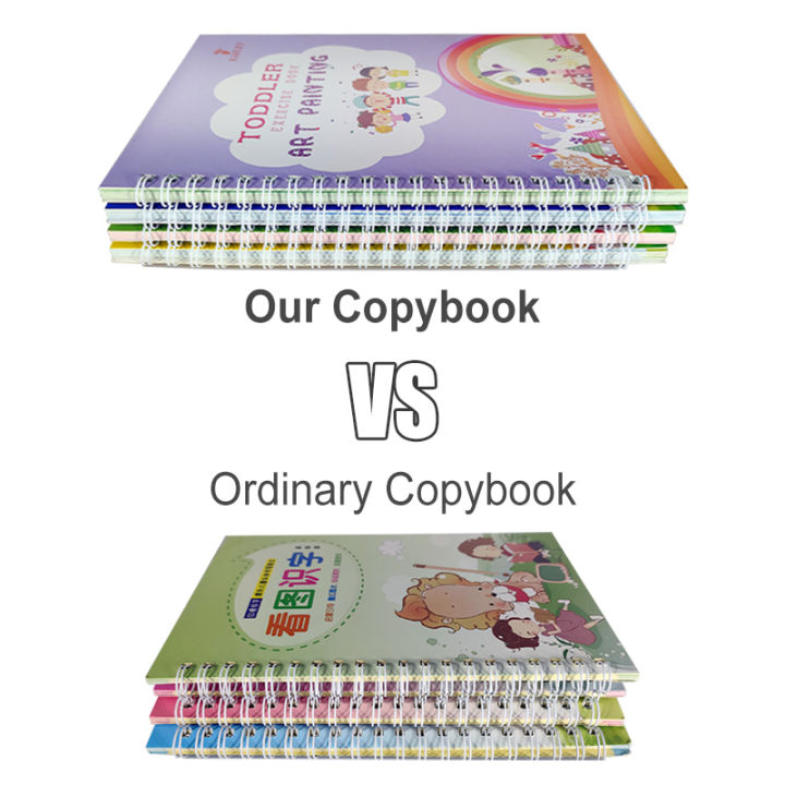Sank%20Montessori%20Reusable%20Magic%20Book%20Children%20Handwriting%20Practice%20Book%204Magic%20Books%20+%201Magic%20Pen%20+%2010Refills%20+%201Grip%20Children's%20Calligraphy%20Copybook%20Magic%20Writing%20Calligraphy%20Handwriting%20Copybook%20Set%20With%201%20Magic%20Pen%20-%20Image%204