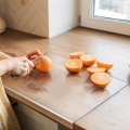 Acrylic Cutting Board Large Cutting Board with Counter Lip, for Kitchen Counter Non Slip. 