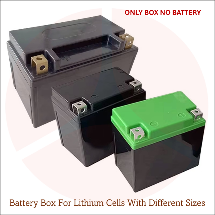 LI'VOLT High Quality Thick Plastic Battery Box for Lithium Cells 18650,32700 available in 3 sizes.12v Battery Box for Bikes and for Water Proofing Battery