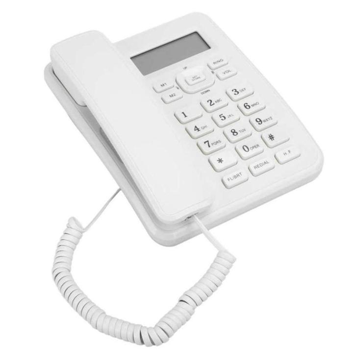 Loud Speaker Telephone Set PTCL Landline Set CLI Corded Telephone with Caller ID, Redial Function & Phonebook Home Office desktop landline telephone for the home office hotel business wired business desktop telephone with cable support