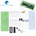 Voice activated LED Water Light Kit CD4017 Lantern Control Fun Electronic Production Teaching Training Diy Electronic Kit Module. 