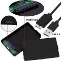 External Hard Drive Case USB 3.0/2.0 5Gbps 2.5inch SATA External Closure HDD Hard Disk Case Box For PC External Hard Drive External Hard Drive Kit External Box Laptop External Hard Drive Case Universal External Case Caddy For SATA 2.5″ Inch HDD Case. 