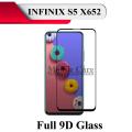 Infinix S5,X652 Full Black 9D|5D|6D|10D|11D|21D Tempered Glass Screen Protector Full Glue Edge To Edge For Infinix S5 X652. 