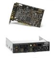 Creative Sound Blaster Audigy2 ZS Platinum 7.1 Channels 24-bit 192KHz PCI Interface Sound Card With Front Panel ( Branded Used ). 