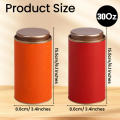 Paper Tea tin can box Sturdy Solid color Tin Can Sealed jar Metal round tank for Kitchen organization Home storage Tea lovers. 