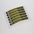 6 X Rims 17 Wheel Rim Sticker Motorcycle Tape Stripes Decals DIY Decoration Reflective For Italy MARCHESINI Motorcycle. 