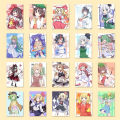 100pcs Touhou Project Fumo Stickers Artistic Illustration Cartoon Pattern Reimu Cirno Yuyuko Koishi Satori DIY Graffiti Decals. 
