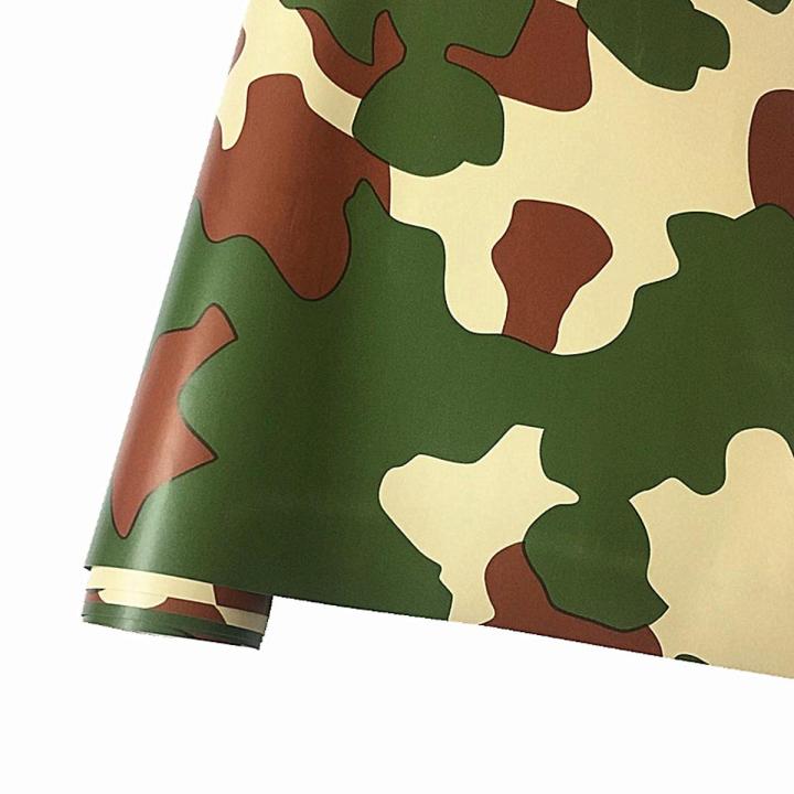30*50cm Universal Fashion Cool Green Camouflage Wrap Film Car/Motorcycle Film Sticker Decal For Auto Motorcycle Wrapping Car Styling Accessories Automobiles, Laptop Stickers, Mobile Stickers
