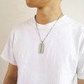 Vnox Unique Shaving Blade Pendant For Men Necklace Stainless Steel Casual Plain Male Jewelry With 20"/24" Chain. 