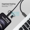 Doomhot 5 In 1 Multi Charging Cable 60W Fast Charging Cable Multi Charger Cable Multiple USB Cable Universal Charging Cord Adapter with USB Type-C Lightning Micro USB. 