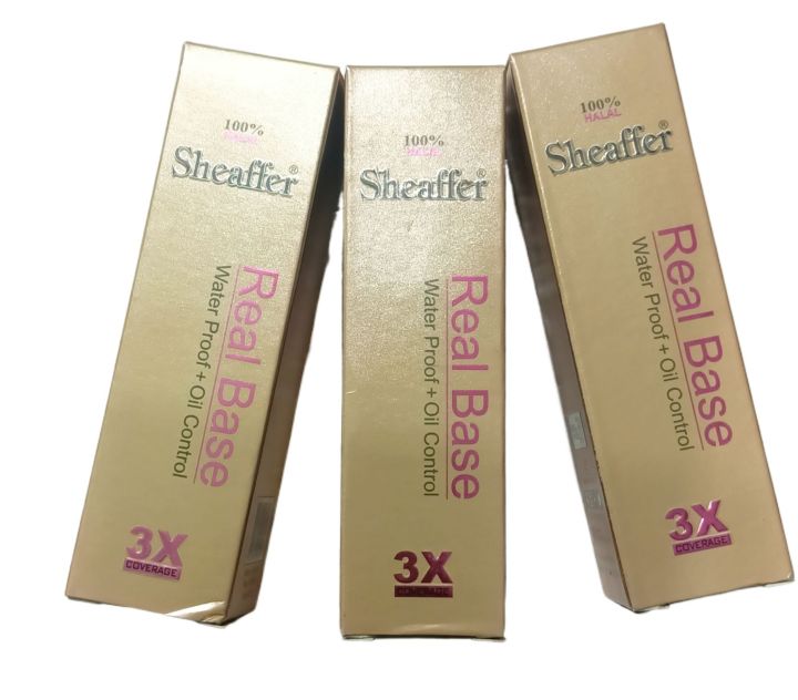 Sheaffer Real Base waterproof+ oil control