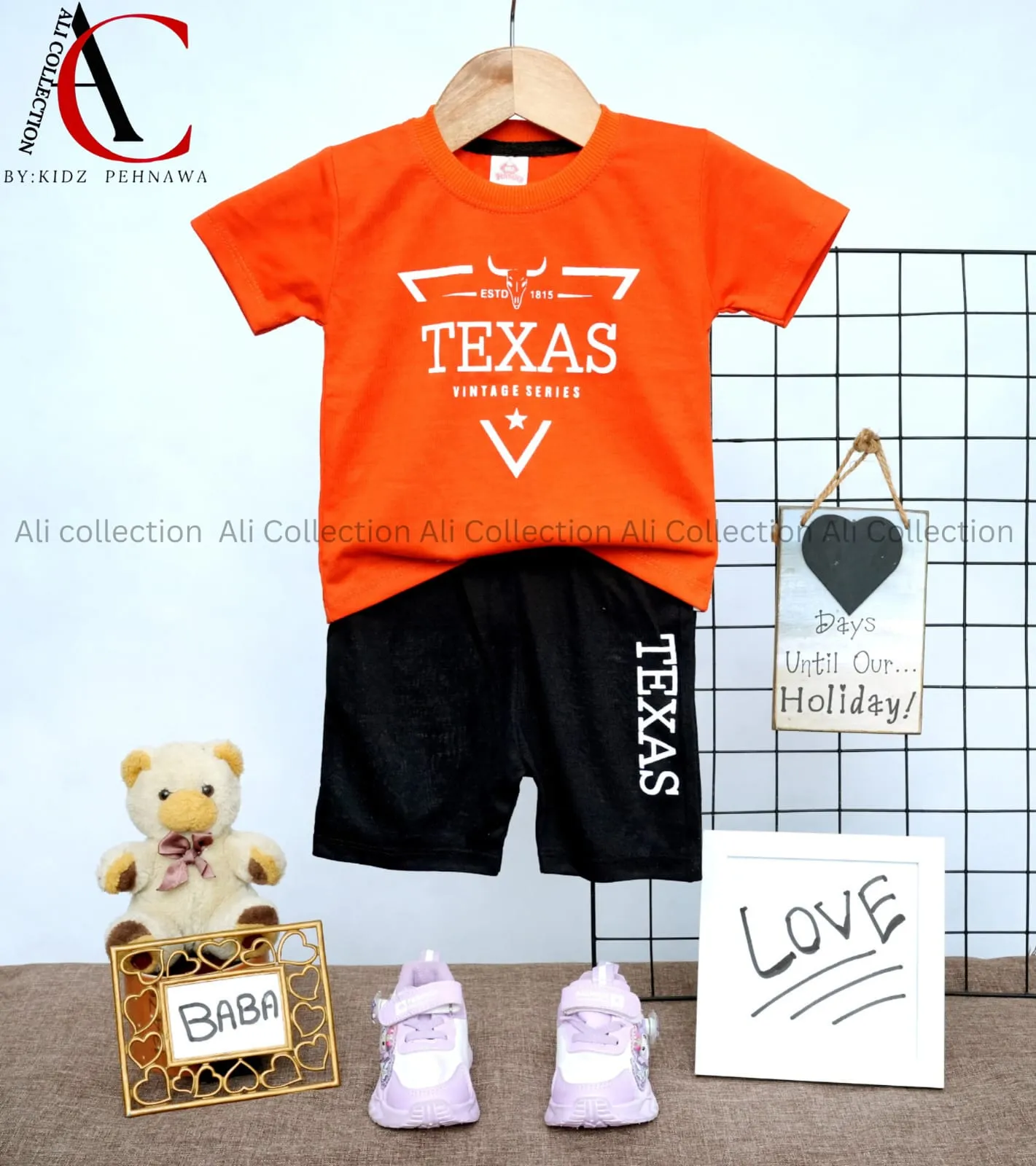 Texas Baby T-shirt and Shorts Set