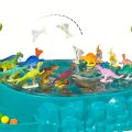 Dinosaur Target Toys for Kids Board Game with Dart Board Fun Target Game for Two Players Toddler Toy. 