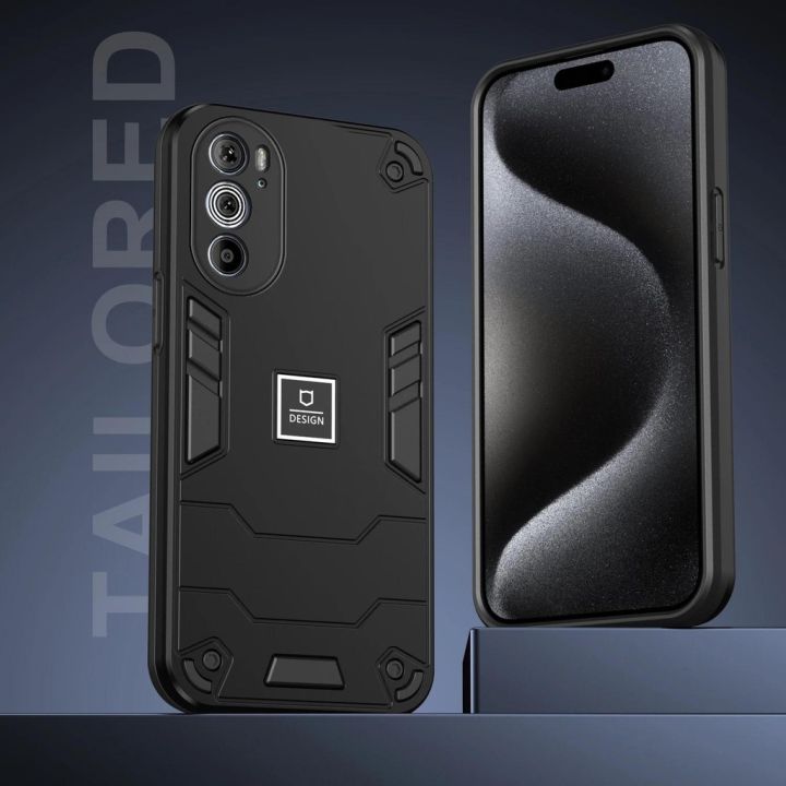 Back cover Motorola Moto Edge 30 Pro MotorolaEdge30Pro XT2201-1 case Ultra-thin stand armor 360 degree protection magnetic suction Holder cover