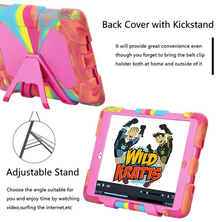 Aceguarder%20iPad%20Mini%204%20(4th%20GenerationP)%20Case%20New%20Design%20Rainproof%20Dirt%20proof%20Shockproof%20Cover%20Case%20With%20Stand%20Super%20Protection%20for%20iPad%20Mini%204%20-%20Multicolour%20-%20Image%204