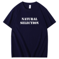 Classic t shirt for men Natural Selection Columbine men's short sleeve t-shirt Tees Shirt Cotton T Shirts Summer Men's clothing. 