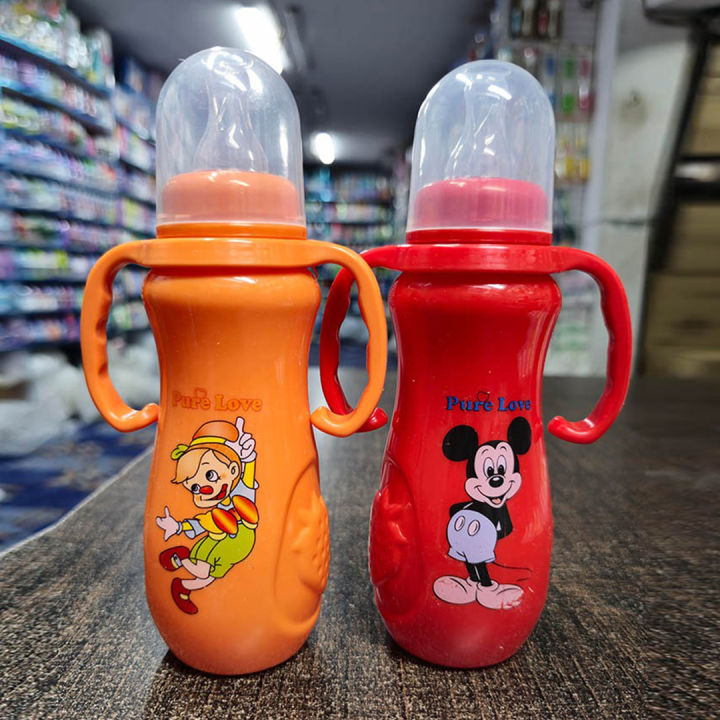 pure%20love%20baby%20feeder%20250ml%209oz%20plastic%20standerd%20nipple%20colour%20full%20perimium%20quality%20new%20style%20-%20Image%203