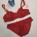 Click4she New stylish Net Bra Panty Non Padded with wired sets for girls ladies and women. 