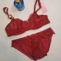 Click4she New stylish Net Bra Panty Non Padded with wired sets for girls ladies and women. 