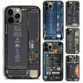 【Poggioio】Motherboard Circuit Board phone Case Cover For iPhone 15 14 6 7 8 Plus XR XS SE2020 Apple 11 12 13 mini Pro Max coque. 