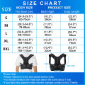 Adjustable Magnetic Back Support Posture Corrector Brace Elastic Shoulder With Back Straight Belt Relieve Back Pain For Men And Women (Different Sizes). 