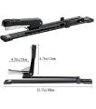 0334 Manual Metal Long Arm Stapler - Black. 