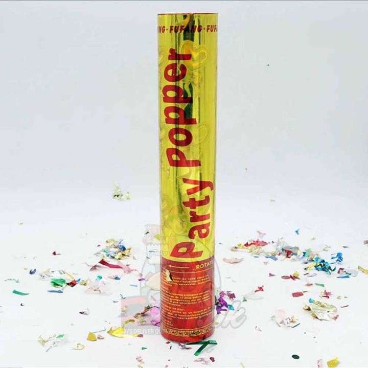 Large Size Birthday Party Popper for Celebrations - 12 inch, 30cm, 1feet