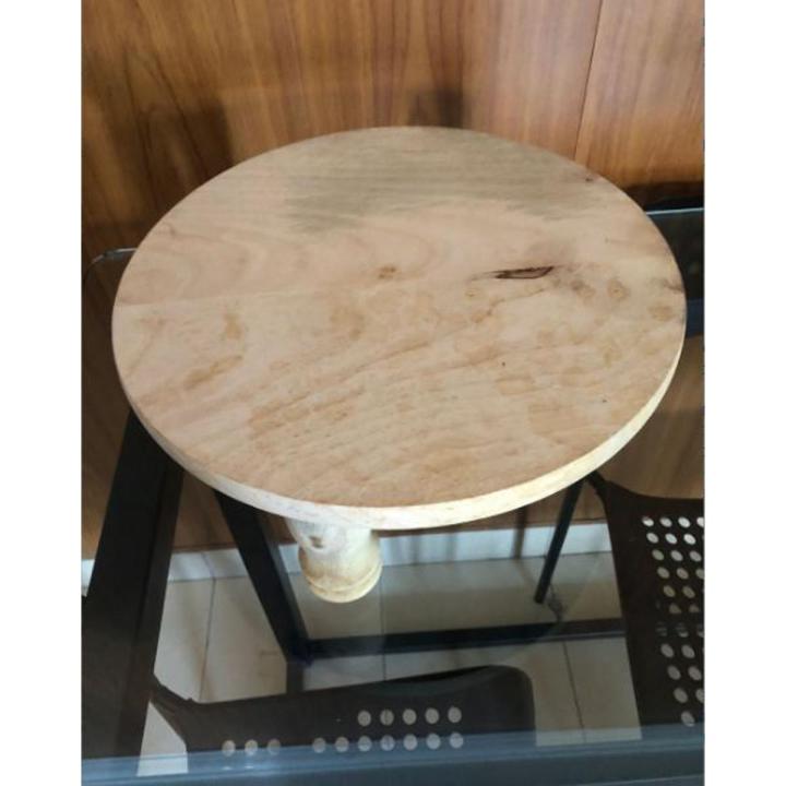 1 pcs Original Wood 13.5 inch Patra without Polish with 4 inch stand / paya width 3/4   For Making Roti Chakla, Perfect for Making Chappati dough making 4 inch hight  kitchen use wood patra