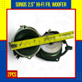 Speakers Full Range 2Pcs by SONOS USA, Crystal Clear Sound, Great for DIY Audio Projects. 